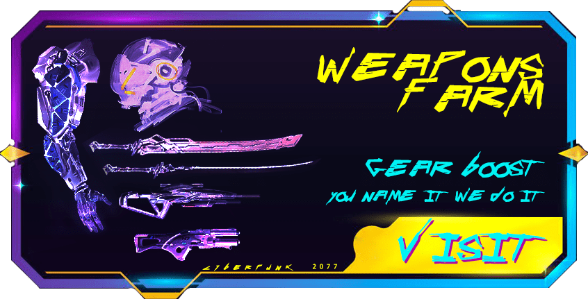 Cyberpunk 2077 Offers Weapons Farm - Visit Offers-min